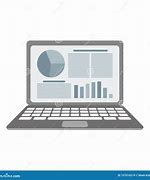 Image result for Picture of a Laptop with Chart On Screen