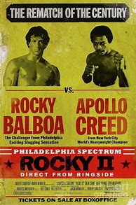 Image result for Rocky vs Creed Poster
