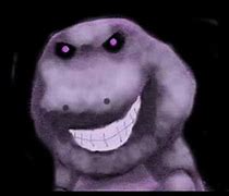 Image result for Evil Barney Purple Dinosaur