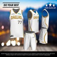 Image result for Dallas Mavericks White Uniform