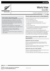 Image result for NZ Work Visa Application Sample