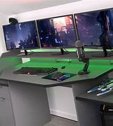 Image result for Medium Size Desk Gaming Setup