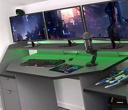 Image result for Gaming Computer Desk Setup