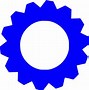 Image result for Blue Gear Icon Transparent