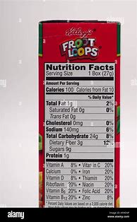 Image result for Cereal Nutrition Facts Label