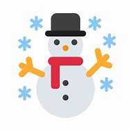 Image result for Smiling Snowman Emoji