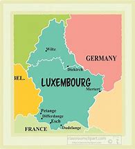 Image result for Luxembourg France Map