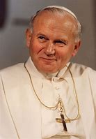 Image result for Monsignor John Esseff and Pope John Paul II
