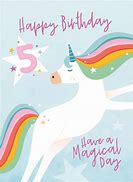 Image result for Rainbow Unicorn Birthday Wish