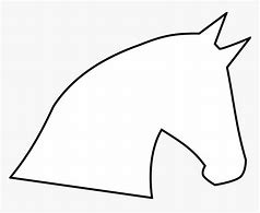 Image result for White Horse Head Silhouette