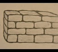 Image result for 3D Brick Drawing