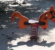Image result for Orange Playground Slide
