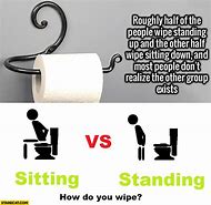 Image result for Wiping Standing Meme