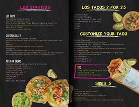 Image result for Taco Menu Design