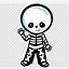 Image result for Cute Cartoon Skeleton