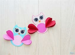 Image result for Valentine's Day Owl Craft