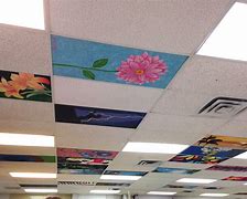 Image result for Painted Drop Ceiling Tiles