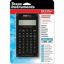 Image result for Texas Instruments BA II Plus
