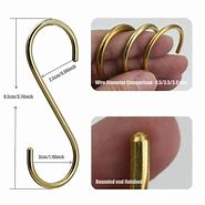 Image result for Solid Brass S Shape Hooks