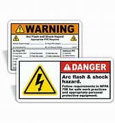 Image result for Green Electrical Outlet Warning Sticker