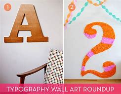 Image result for Typography Wall Art