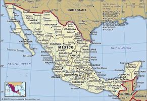 Image result for What Does Mexico Look Like On a Map