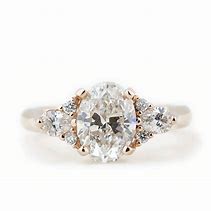 Image result for Diamond Oval Cluster Ring Rose Gold