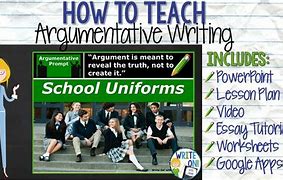 Image result for Argumentative Essay School Uniforms