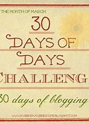Image result for 30 Days Challenge Examples
