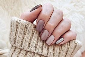 Image result for Winter Plain Nails