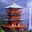 Image result for japanese pagoda