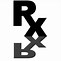 Image result for RX Logo Black and White