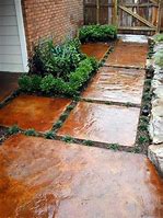 Image result for Concrete Stepping Stones Water