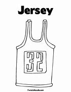Image result for Basketball Jersey Coloring Page