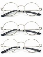 Image result for Round Glasses Men Silver Frame