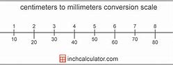 Image result for Centimeters to Millimeters Arrow Diagram