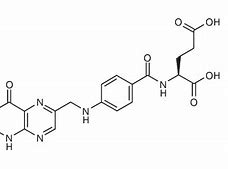 Image result for Folic Acid Chemical Structure