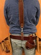 Image result for Leather Tool Belt with Suspenders