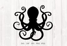 Image result for Octopus Tentacles Silhouette SVG
