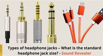 Image result for Jack Sizes for Headphones
