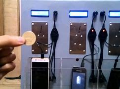 Image result for Coin Operated Cell Phone Charging Station