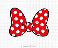 Image result for Minnie Mouse Polka Dot Bow