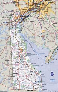 Image result for Online Road Map of Delaware