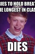 Image result for Bad Luck Brian Tazer Memes
