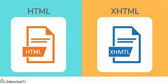 Image result for XHTML vs HTML