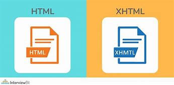 Image result for Difference Between HTML and XHTML