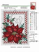 Image result for Mini Poinsettia Border Counted Cross Stitch Patterns