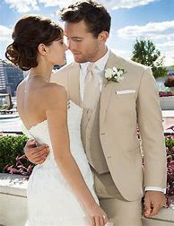 Image result for Beige Wedding Suits for Men