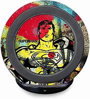 Image result for Round Wireless Charger Supper Man Logo