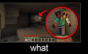 Image result for Wait What Minecraft Scary Meme